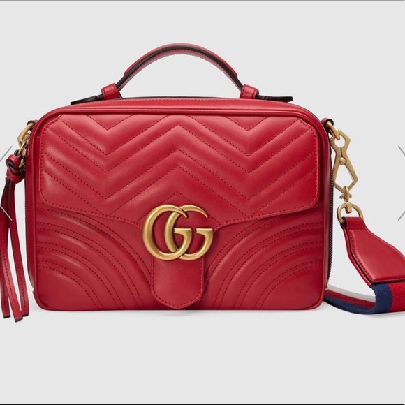 gucci marmont web strap